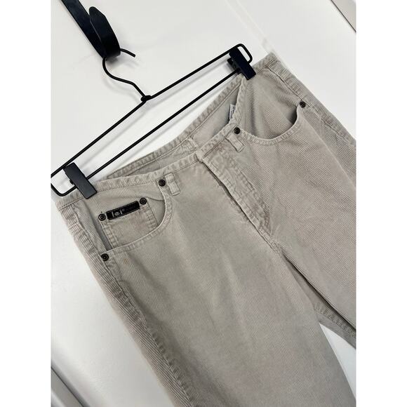 Vintage Lei Women's Corduroy Mid Rise Flare Leg Pants Y2K‎ Streetwear SZ 13 - Picture 3 of 16